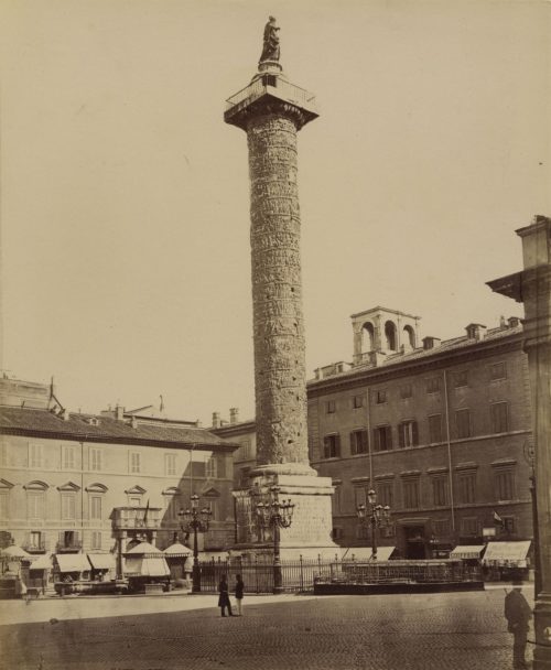 Giorgio Sommer (Künstler*in), Ohne Titel (Mark-Aurel-Säule, Rom), 1880s