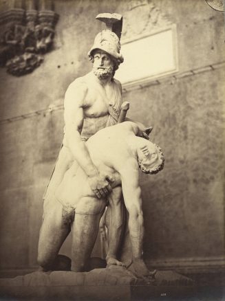 Sterbender Ajace, griechische Statue, Loggia dei Lanzi, Florenz