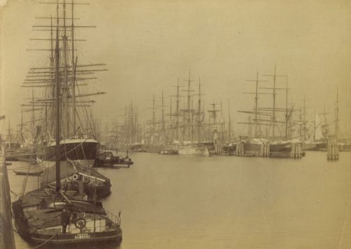 Unbekannt (Künstler*in), Ohne Titel (Freihafen Hamburg), 1870s–1880s