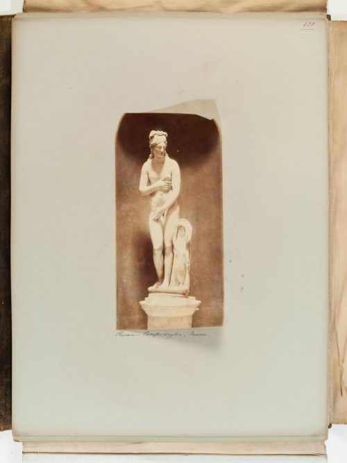 Unbekannt (Künstler*in), Italienische Reise, Band X, Rom, Vaticanische Gallerien, Statuen, Reliefs, 1878