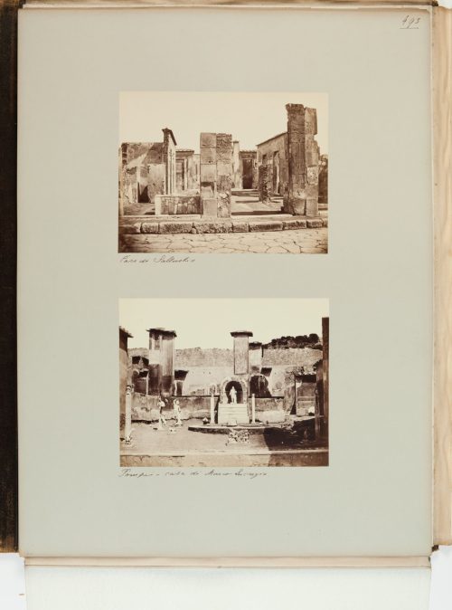 Unbekannt (Künstler*in), Italienische Reise, Band XII, Pompei, 1878