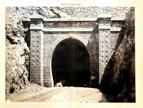 Unbekannt (Künstler*in), Tunnel von Argentera, 1892