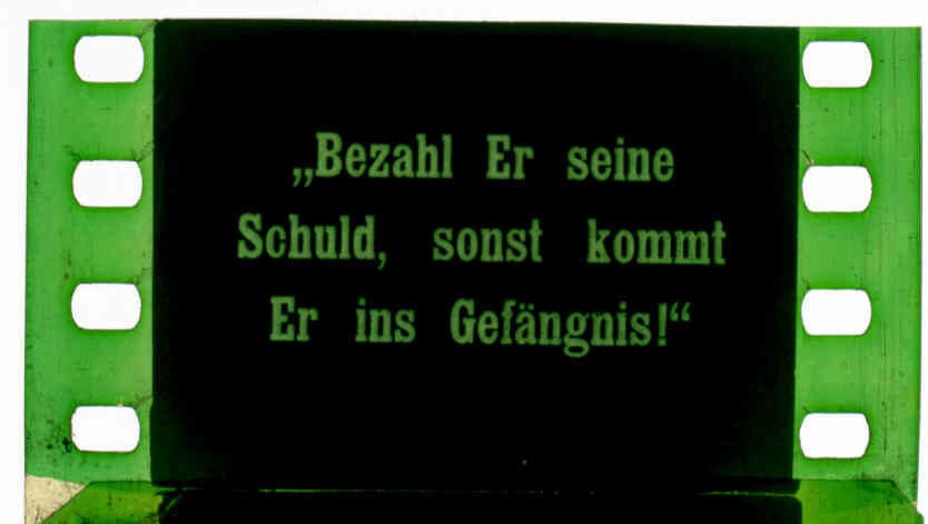Filmkader zeigt Einzelbild des Films.