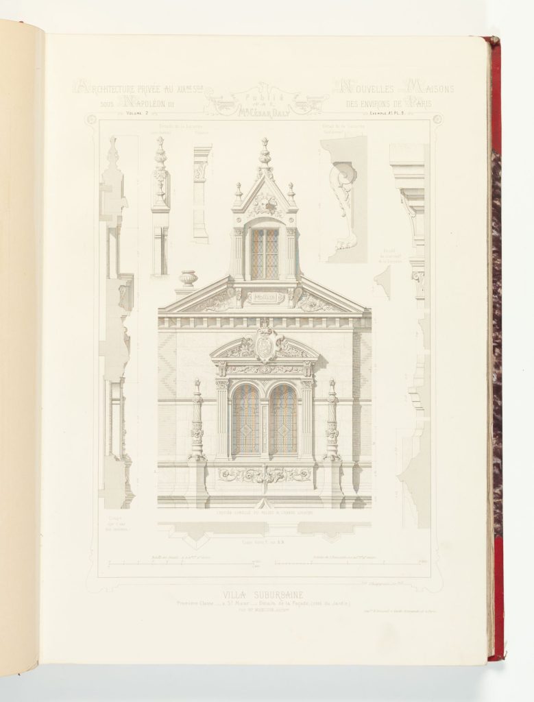 L'Architecture Privée au XIXe Siècle. Villas Suburbains. Deuxième Série. Premier Volume