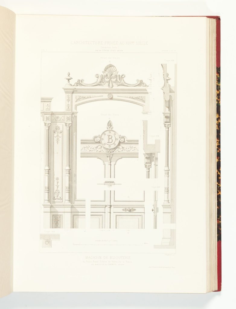 L'Architecture Privée au XIXe Siècle. Décorations Intérieures des Établissements de Commerce. Deuxième Série. Troisième Volume