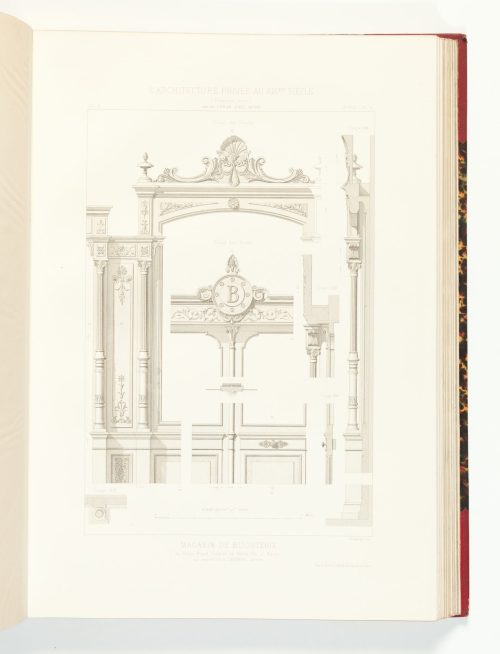 César Daly (Künstler*in), L'Architecture Privée au XIXe Siècle. Décorations Intérieures des Établissements de Commerce. Deuxième Série. Troisième Volume, 1872