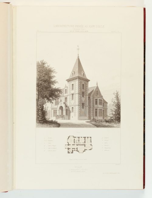 César Daly (Künstler*in), L'Architecture Privée au XIXe Siècle. Villas - Chalets - Jardins. Deuxième Série. Second Volume, 1872