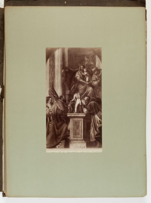 Carlo Naya (Künstler*in), Ohne Titel (Album mit Kunstreproduktionen, Venedig, und Architekturansichten, Mailand), 1870s–1880s