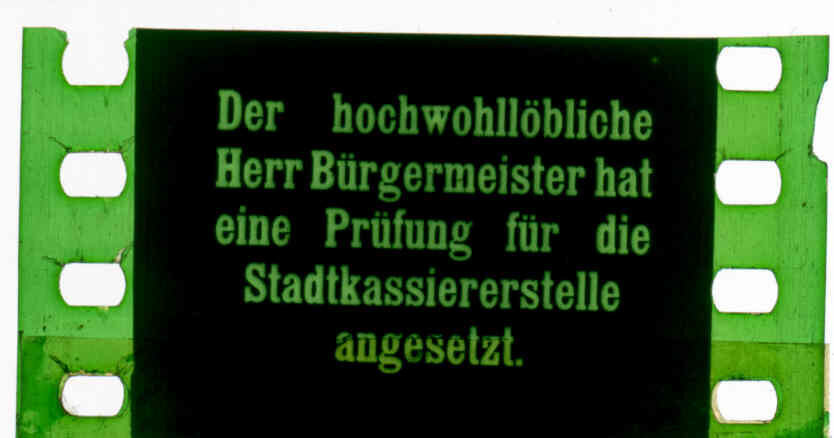 Filmkader zeigt Einzelbild des Films.
