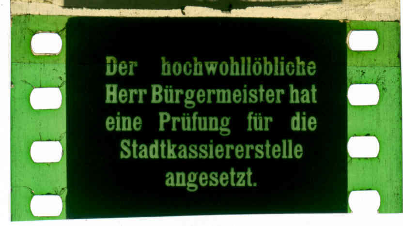 Filmkader zeigt Einzelbild des Films.