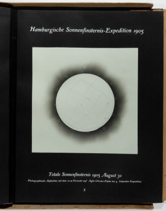 Hamburgische Sonnenfinsternis-Expedition, Totale Sonnenfinsternis 30. August 1905, Souk-Ahras, Algerien