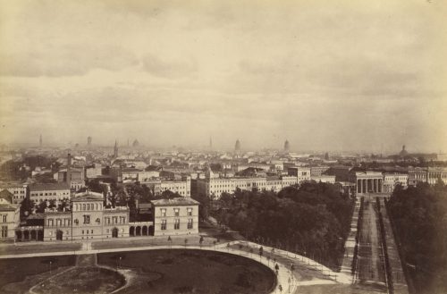 Unbekannt (Künstler*in), Ansichten von Berlin: Panorama von Berlin, von der Siegessäule aus gesehen, 1880s