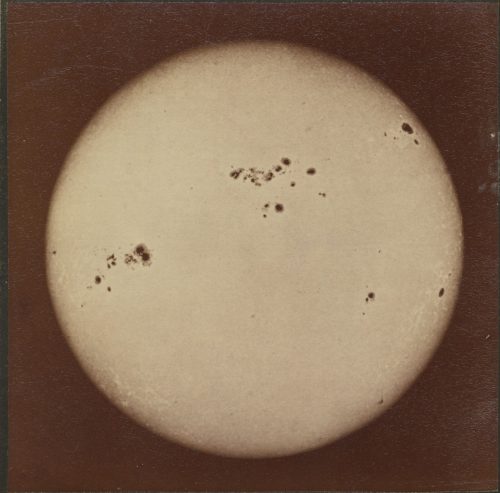 Lewis M. Rutherfurd (Künstler*in), Ohne Titel (Sonne) fotografiert in New York am 22. September 1870, 9h 52m 10s (Sternzeit), 1870