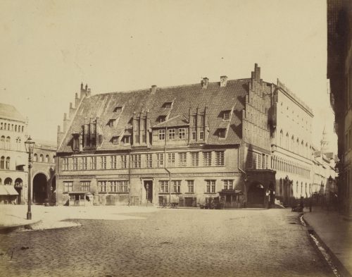 Unbekannt (Künstler*in), Rathaus zu Hannover, ca. 1870