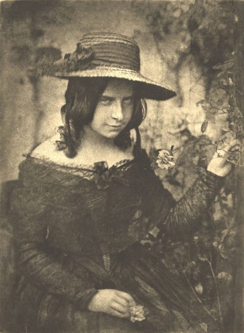 David Octavius Hill (Künstler*in), Mädchen mit Hut, 1912