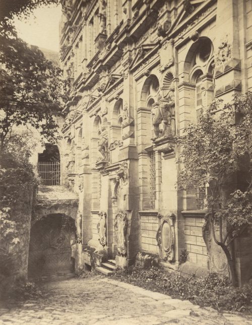 Unbekannt (Künstler*in), Heidelberger Schloß, Friedrichsbau, ca. 1860