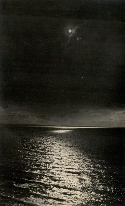 Unbekannt (Künstler*in), Verdi - Seestück mit Vollmond, 1900–1930