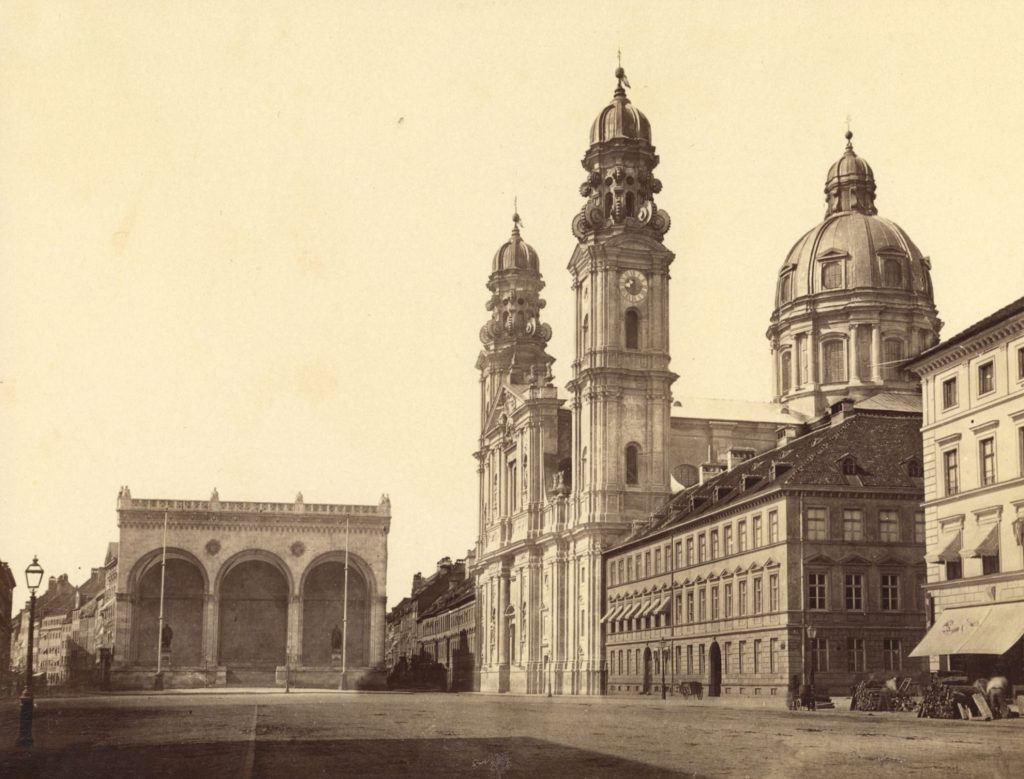 Feldherrenhalle an dem Odeonsplatz in München