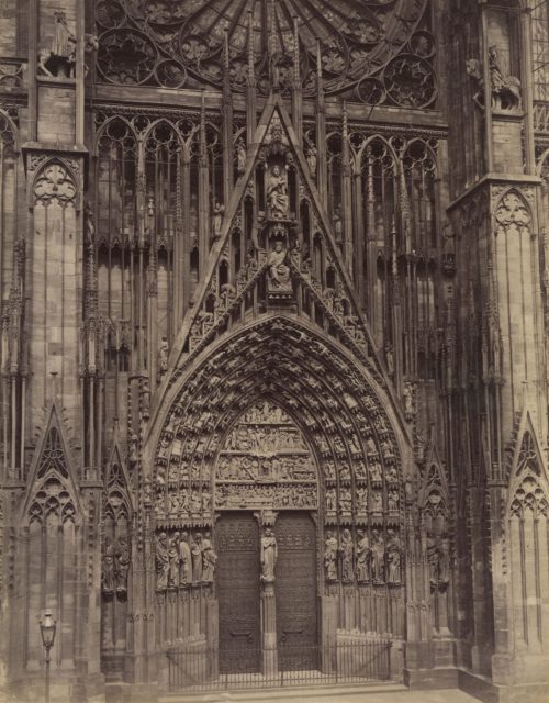 Unbekannt (Künstler*in), Ohne Titel (Straßburger Münster, Westportal), ca. 1880