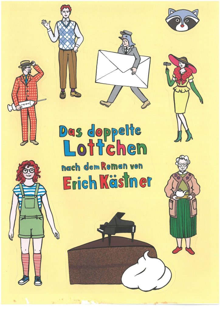 Programmheft zu "Das doppelte Lottchen" nach dem Roman von Erich Kästner. Premiere am 17. Novem ...