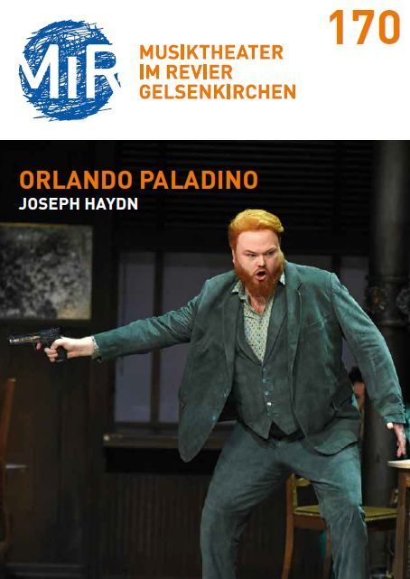 Programmhet (Titelseite) zu "Orlando Paladino" von Joseph Haydn. Premiere am 19.1.2020 im Große ...