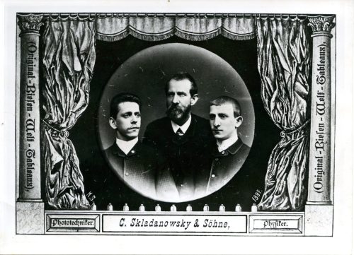 C. Skladanowsky & Söhne, Reklame für Nebelbildvorstellungen, ca. 1887 (Foto)