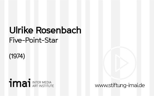 Ulrike Rosenbach (Künstler*in), Five-Point-Star, 1974