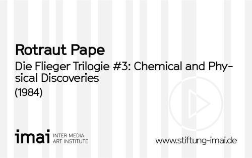 Rotraut Pape (Künstler*in), Die Flieger Trilogie #3: Chemical and Physical Discoveries, 1984