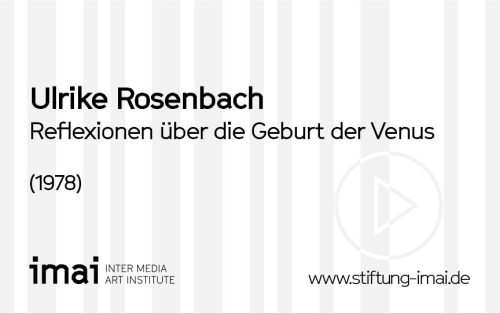 Ulrike Rosenbach (Künstler*in), Reflexionen über die Geburt der Venus, 1978