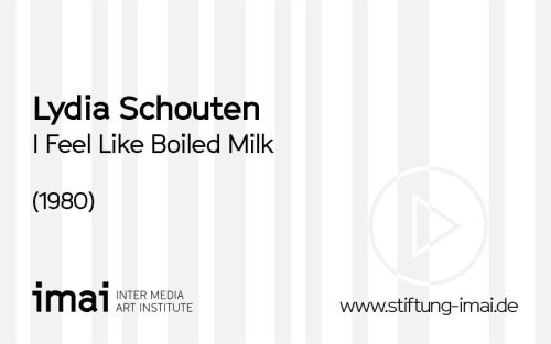 Lydia Schouten (Künstler*in), I Feel Like Boiled Milk, 1980