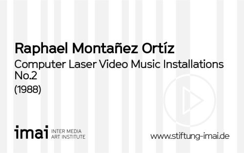 Raphael Montañez Ortíz (Künstler*in), Computer Laser Video Music Installations No.2, 1988