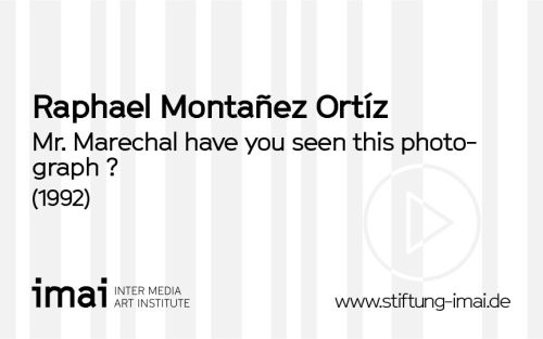 Raphael Montañez Ortíz (Künstler*in), Mr. Marechal have you seen this photograph ?, 1992