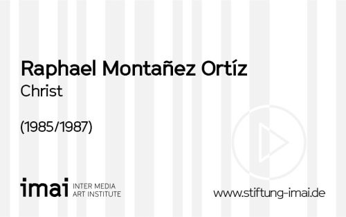 Raphael Montañez Ortíz (Künstler*in), Christ, 1985/1987