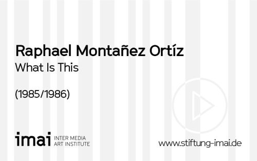 Raphael Montañez Ortíz (Künstler*in), What Is This, 1985/1986