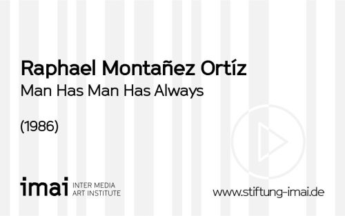 Raphael Montañez Ortíz (Künstler*in), Man Has Man Has Always, 1986