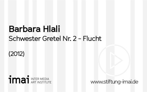 Barbara Hlali (Künstler*in), Schwester Gretel Nr. 2 - Flucht, 2012