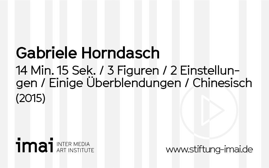 14 Min. 15 Sek. / 3 Figuren / 2 Einstellungen / Einige Überblendungen / Chinesisch / Deutsch / Bauwerkzeuge und Zughörner