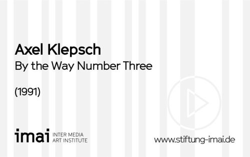 Axel Klepsch (Künstler*in), By the Way Number Three, 1991