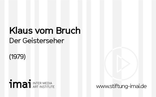 Klaus vom Bruch (Künstler*in), Der Geisterseher, 1979