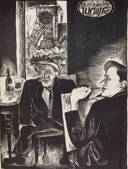 Conrad Felixmüller (Künstler*in), Der Proletarier als Modell, 1927