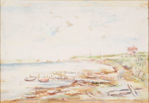 Franz Monjau (Künstler*in), Glowe auf Rügen IV, 1941