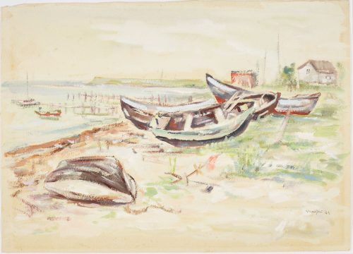 Franz Monjau (Künstler*in), Glowe-Rügen I, 1941