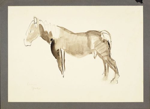 Julo Levin (Künstler*in), Pferd, ohne Jahr (ca. 1926)