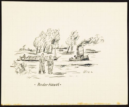 Franz Monjau (Künstler*in), An der Havel, ohne Jahr