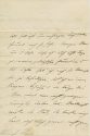 Brief von Emma Herwegh an Unbekannt, 1. Seite