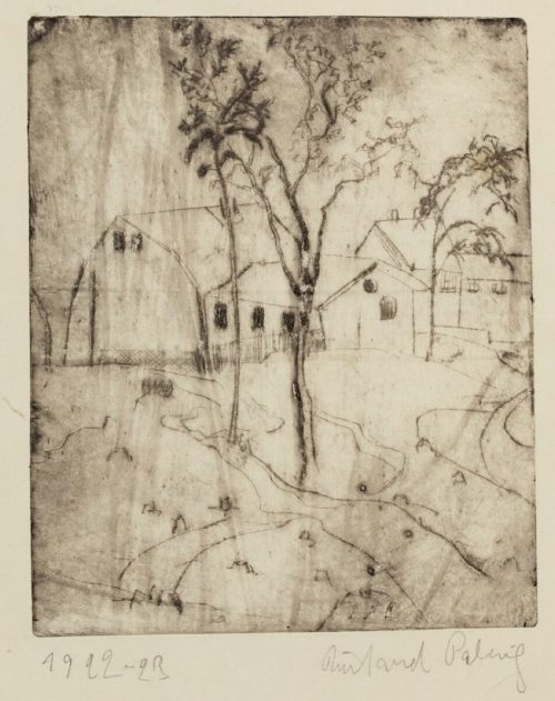 Richard Paling (Künstler*in), Landschaft, 1922/1923