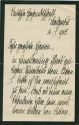 Brief von Elisabeth von Heyking an Unbekannt, 1. Seite