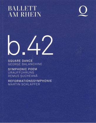 Programmheft Ballett am Rhein - b.42. Premiere am 10. Januar 2020 im Theater Duisburg, Deutsche ...