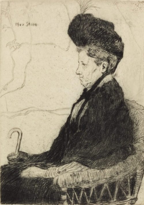 Max Stern (Künstler*in), Sitzende alte Dame, 1887–1943