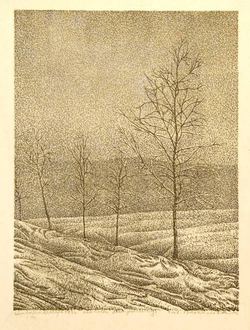 Carl Buchheister (Künstler*in), Winterlandschaft, 1936